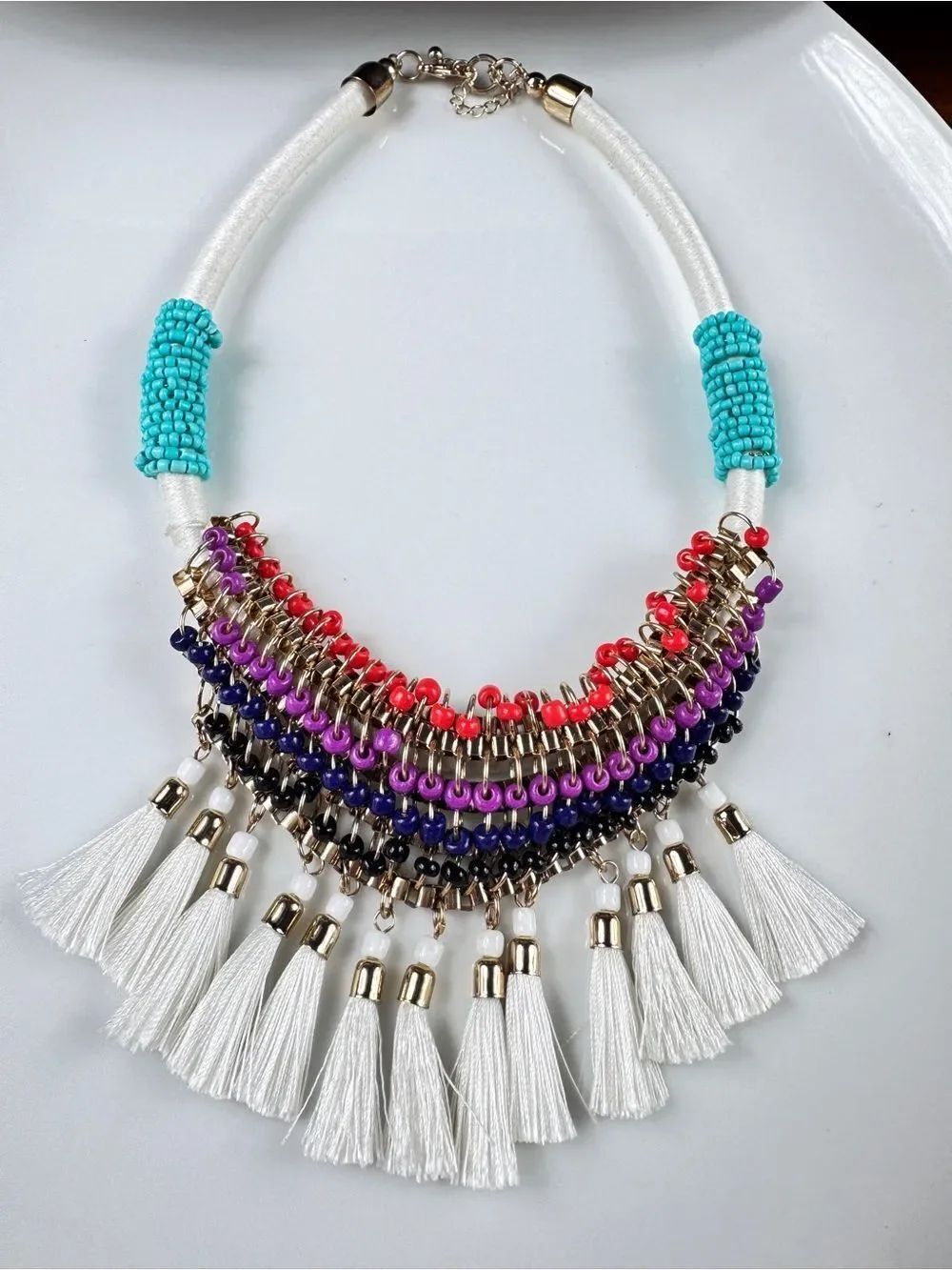 Vintage Bohemian Bib Necklace